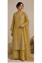 Olive Gold Embroidered– 3PC Set