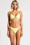 Women's Bikini Set Triangle Covered Sleeveless Plaid Patterned Low Waist Slip Bottom with Bead Accessories Knitted - 4