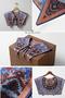 Shoe Basket Bohemian Style Ethnic Patterned Women's Shoulder Shawl - 5