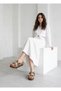 26Y216-2 Aş Detailed Buckled Padded Sole Women's Slippers Orthopedic Daily Slippers - 6