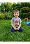 Boy's Printed Top and Bottom Combed Cotton Set - 3