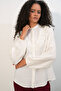 Women's Long Ruffle Shirt 20385 - White - 3