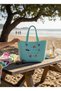 Luxury Pp Silicone Sticker Detailed Beach Bag - 3