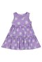 Daisy Patterned Dress for 2-5 Years - Lilac