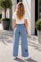 Girl's Summer Denim Pants and Printed T-Shirt Set 3-9 Years I Jean Combination with Butterfly Detail I Two-Piece Set - 7