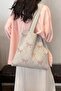 Women's Ecru Bow Detailed Shoulder Tote Bag