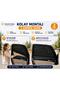 2 Pieces of Car Side Window Sunshade Curtains |   Uv Protected Flexible Auto Windshield Shade Auto Side Window Curtain - 3
