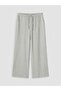 Lcw Modest Women's Elastic Waist Textured Pants - 5