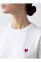 Lcw Comfort Crew Neck Heart Embroidered Women's T-Shirt - 3