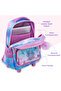 17” 3-Piece Trolley School Backpack with Lunch Bag & Pencil Case,Mermaid Pink - 5