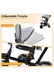 6-in-1 Kids Tricycle with Canopy, Foldable Toddler Trike, 360° Rotating Seat, Grey - 4