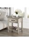 Modern Nesting Coffee Table Set of 2 with Storage Drawer, 2-Tier Side Table for Living Room - 5