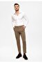 Slim Fit Fabric Trousers - 2