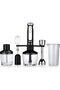 5-In-1 Hand Blender | Chopper / Food Processor | Electric Whisk | 8 Variable Speeds, Stainless Steel Blade For Blending The Perfect Smoothies And Grinding Coffee | 600W