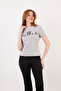 Printed Short Sleeve Women's T-Shirt - 4