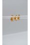 Colorful Enamel Set of 3 Earrings - 3