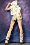 Flower Embroidered Hooded Poplin Blouse - 4