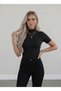 Women's 3-Piece Viscose Body Half Turtleneck Half Sleeve - 6