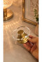 Lokumluk 8 mm Transparent Plexiglass with Matte Gold Legs