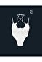 Intive Sugar Transparent Detailed Halter Neck Attractive V-Neck Corset Feminine Bustier - 5