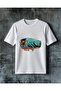 After Party Sleeping Bag Printed Oversize T-Shirt
