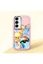Pink Silicone Case with Shock-Absorbing Camera Protections Compatible with Samsung Galaxy S25 Plus