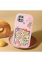 Oppo A15/A15S Compatible Shock-Absorbing Camera Protected Pink Silicone Case - 2