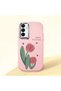 Pink Silicone Case with Shock-Absorbing Camera Protections Compatible with Samsung Galaxy A15 4G/5G