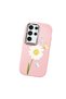 Pink Silicone Case with Shock-Absorbing Camera Protection Compatible with Samsung Galaxy S24 Ultra - 3
