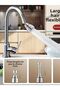 3.95in 304 Stainless Steel Kitchen Faucet Extender - 720° Rotating Anti-Splash Nozzle, 3 Spray Modes - 7