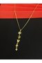 316L Steel Gold Color Y Necklace - 3