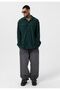 Ribbed Long Sleeve Pocketed Shirt - 2