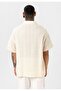 Stitch detailed oversize short sleeve shirt - 6