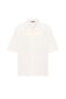 Pocket detailed short sleeve oversize linen shirt