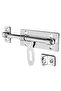 No NEW4 Inch Hardware Door Lock Stainless Steel Barrel Bolt Latch Padlock Clasp Set Brushed For Lock - 3