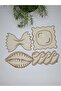 Makarnart La Pasta Elegance Embroidery Edge Cocktail Napkin Set (4 Pieces) 16X16 - 3