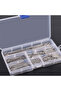 340 PCS 6 Sizes Stainless Steel Cotter Pin Clip Key Fastner Fitting Assortment Kit for Automotive... - 6