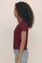Women's T-Shirt V-Neck Cotton Slim Fit - 3