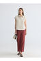 Lcw Everyday Beige Textured Muslin Women's Shirt - 2