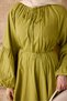 Women's Sleeveless Drawstring Detail Waist Tie Dress Fat Green - 5