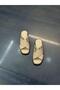 Mink Leather Pin Orthopedic Women's Daily Slippers - 3