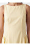 Esvab • Modern & Distinctive Zero Roba Collar Waist-Slit Dress - 3