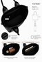 Navy Blue Women's Hand and Shoulder Bag for Daily Use, Stylish Mother Bag with Zipper - 3