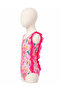 Ruffle Detailed Patterned Swimwear Stretch Fabric Girls Swimwear - 8