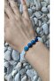 Moonstone Blue Agate Natural Stone Women's Men's Modern Bracelet - 3