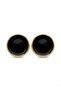 Gold Night Series Gold Round Earrings - 5
