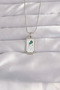 316L Steel Silver Color White Enamel Tarot Pendant 5886 - Eterna5833-9473