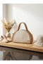 Women's Woven Natural Tone Summer Tote Bag – Lightweight and Stylish Design Women's Handbag