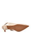 Beige Thin Short Heeled Women's Evening Dress Shoes 55773 Z - 5