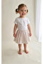 Baby and Girls' Patterned Poplin Skirt with Elastic Waist
